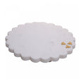 Tábua Redonda Decorativa New Bee 30,5cm x 3,5cm Mármore - Wolff
