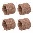 Conjunto 4 Anéis para Guardanapo 4cm x 4cm Juta - Wolff