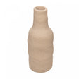 Vaso Doha 11,5cm x 11,5cm x 31cm Bege Cerâmica - Wolff