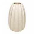 Vaso Pilar 17,5cm x 17,5cm x 27,5cm Branco Cerâmica - Wolff