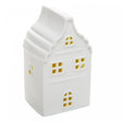 Casa com Luz Amsterdam 8,5cm x 8cm x 15cm Cerâmica  - Wolff