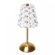 Luminária de Mesa Led 3 Tons Usb Orion Dourado Metal - Wolff