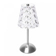 Luminária de Mesa Led 3 Tons Usb Orion Prata Metal - Wolff
