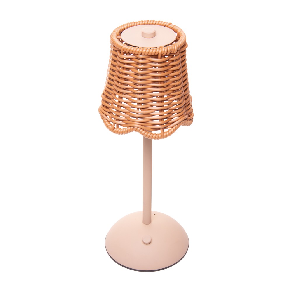Luminária de Mesa Led Lagoon Bege Metal - Wolff