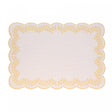 Lugar Americano Sereno 45cm x 30cm Amarelo PVC - Wolff