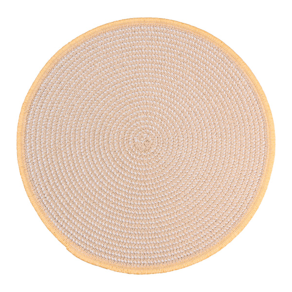 Lugar Americano Borda do Campo 37cm Amarelo Papel - Wolff