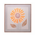 Quadro Decorativo Floriva MDF Amarelo - Wolff