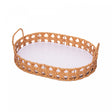 Bandeja Oval Trançarte 26cm x 18cm x 5cm Plástico - Wolff