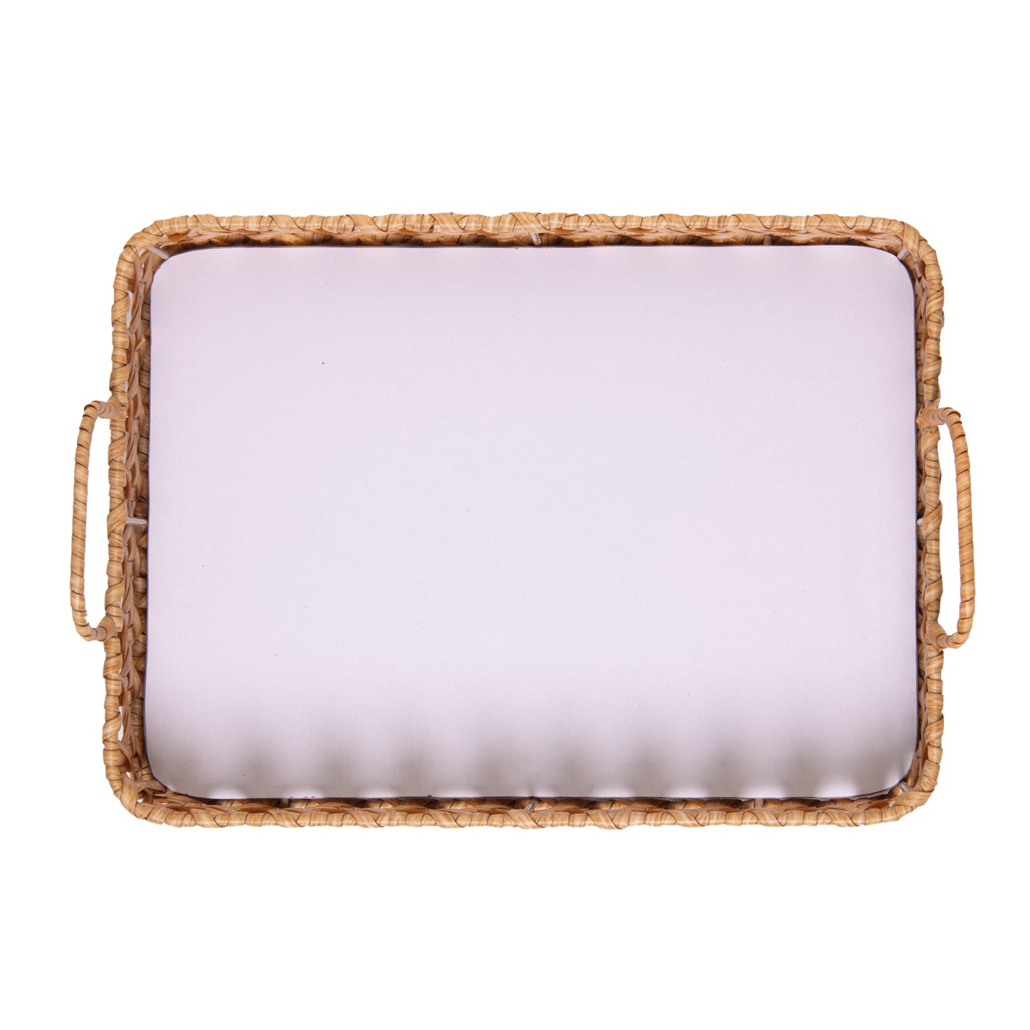 Bandeja Retangular Trançarte 28cm x 21cm x 5cm Plástico - Wolff