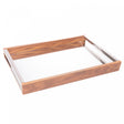 Bandeja com Espelho Branch 45cm x 30cm Madeira - Wolff