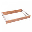 Bandeja com Espelho Branch 35cm x 25cm Madeira - Wolff