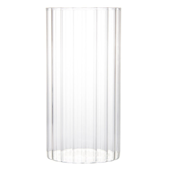 Vaso Canelado Vianne 20cm x 10cm Vidro Borossilicato - Wolff