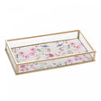 Bandeja Decorativa Blossom Garden 20cm x 10cm x 3cm Dourada Metal - Wolff