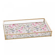 Bandeja Decorativa Blossom Garden 25cm x 15cm x 3cm Dourada Metal - Wolff