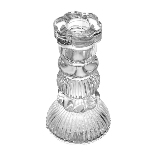 Castiçal para Vela Lines 5cm x 14cm Cristal - Wolff