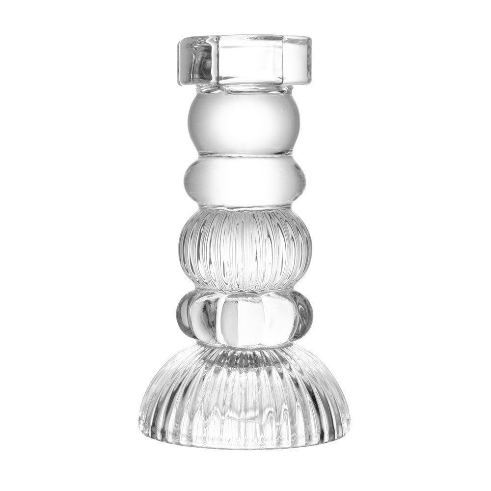 Castiçal para Vela Lines 5cm x 14cm Cristal - Wolff