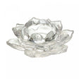 Porta Vela Lótus 12cm x 5cm Cristal - Wolff
