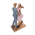 Figura Decorativa Nossa Dança 25,5cm x 7cm x 12cm Resina - Wolff
