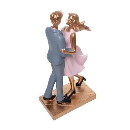 Figura Decorativa Nossa Dança 25,5cm x 7cm x 12cm Resina - Wolff
