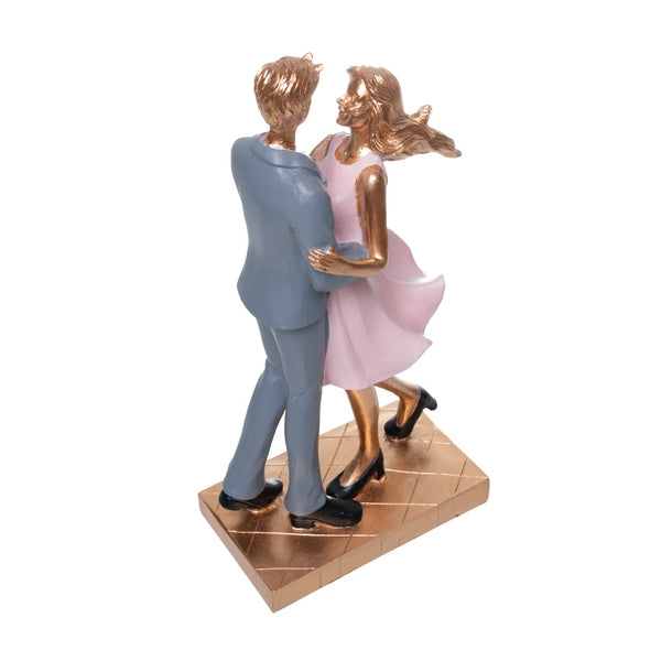 Figura Decorativa Nossa Dança 25,5cm x 7cm x 12cm Resina - Wolff