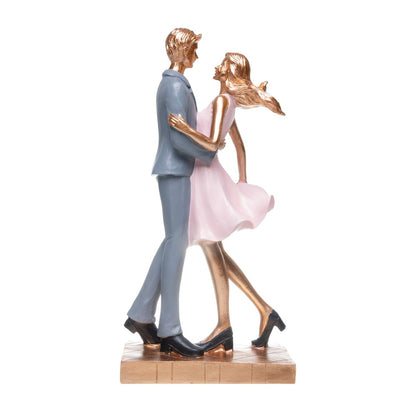 Figura Decorativa Nossa Dança 25,5cm x 7cm x 12cm Resina - Wolff