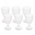 Conjunto 6 Taças de Vidro Bico de Abacaxi - Lyor