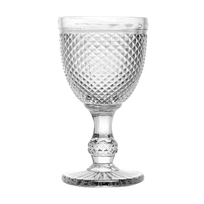 Conjunto 6 Taças de Água De Vidro Bico De Jaca 300Ml - Wolff
