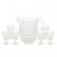 Conjunto Jarra com 6 Taças de Água de Cristal Lile - Lyor