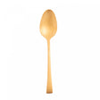 Conjunto 6 Colheres de Sobremesa de Aço Inox Berna Dourado Fosco - Wolff