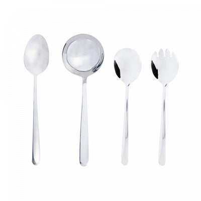 Conjunto 4 Talheres para Servir de Aço Inox Viena - Wolff