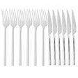 Conjunto 12 Peças Faca para Churrasco e Garfo Para Mesa Firenze Aço Inox - Wolff