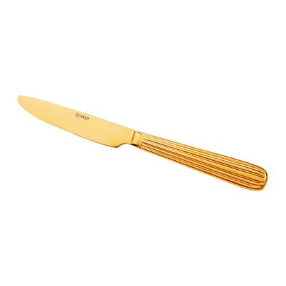 Faqueiro 30 Peças Manchester Dourado Aço Inox - Wolff