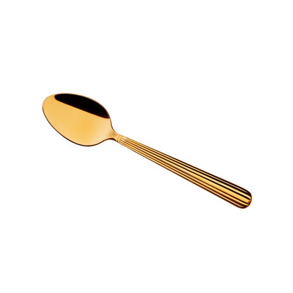 Faqueiro 30 Peças Manchester Dourado Aço Inox - Wolff