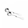 Conjunto 2 Colheres para Salada de Aço Inox Curva Grande - Wolff