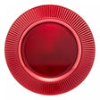 Sousplat de Plástico Primer Vermelho 33cm - Lyor