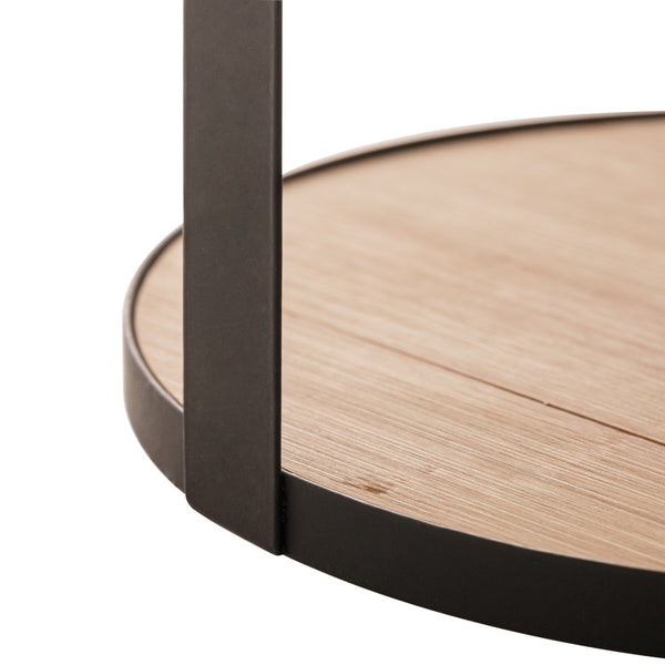Suporte para Doces de 2 Andares de Bambu com Moldura - Lyor