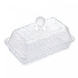Manteigueira de Cristal Martelado com Tampa Petra - Lyor