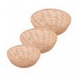 Conjunto 3 Cestas Redondas de Fibra Natural Palm - Lyor