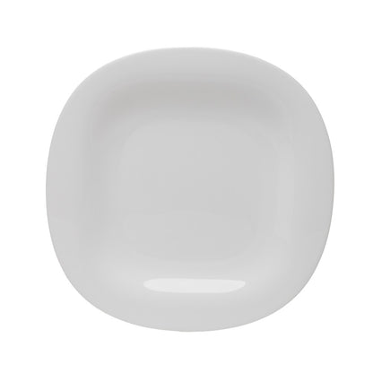 Prato Raso Carine Luminarc 27cm x 27cm Branco Vidro Opalino - Rojemac Profissional