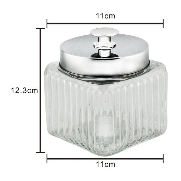 Pote de Vidro com Tampa de Metal Vegas 850ml - Lyor
