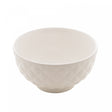 Bowl de Porcelana Diamond Branco 380ml - Lyor
