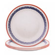 Conjunto 4 Pratos para Sobremesa de Cerâmica Village Creme 20cm - Wolff