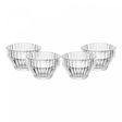 Conjunto 4 Bowls Império 11Cm X 11Cm X 6,5Cm Cristal - Wolff