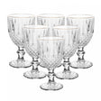 Conjunto 6 Taças de Água com Fio de Ouro Greek 320ml Vidro - Wolff