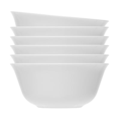 Conjunto 6 Bowls Everyday Luminarc 330ml Branco Vidro Opalino AM - Rojemac Profissional