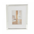 Porta-Retrato de Aço Friso Prata 10cm x 15cm - Wolff
