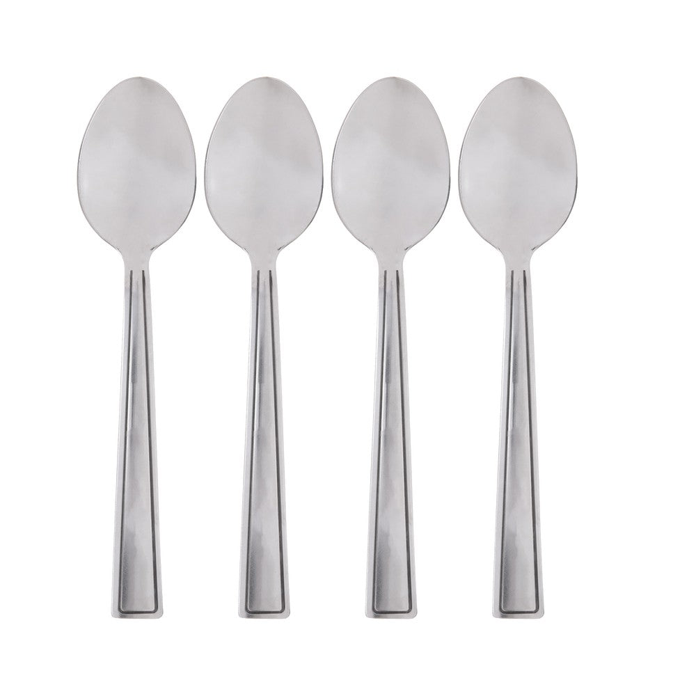 Jogo 4 Colheres de Chá Logan 13cm Aço Inox - Rojemac Profissional