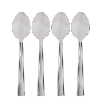 Jogo 4 Colheres de Chá Logan 13cm Aço Inox - Rojemac Profissional