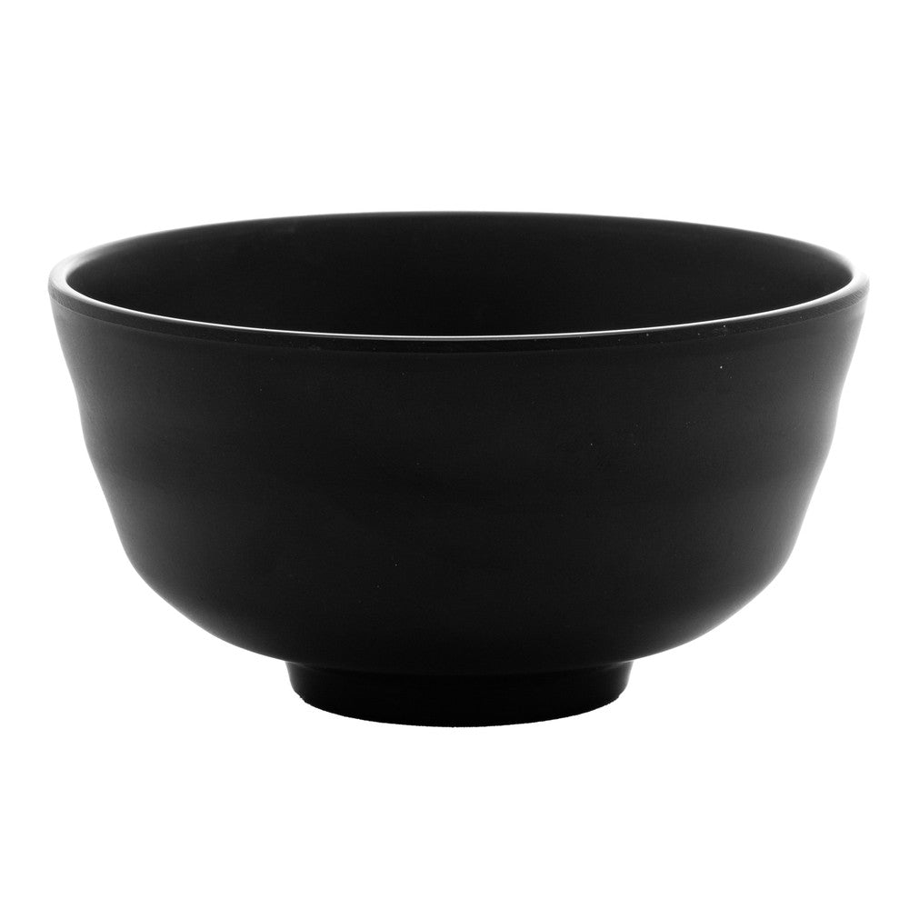Jogo 12 Bowls 425ml Preto Melamina - Rojemac Profissional