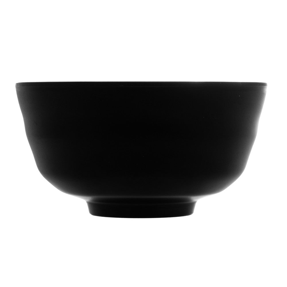 Jogo 12 Bowls 425ml Preto Melamina - Rojemac Profissional